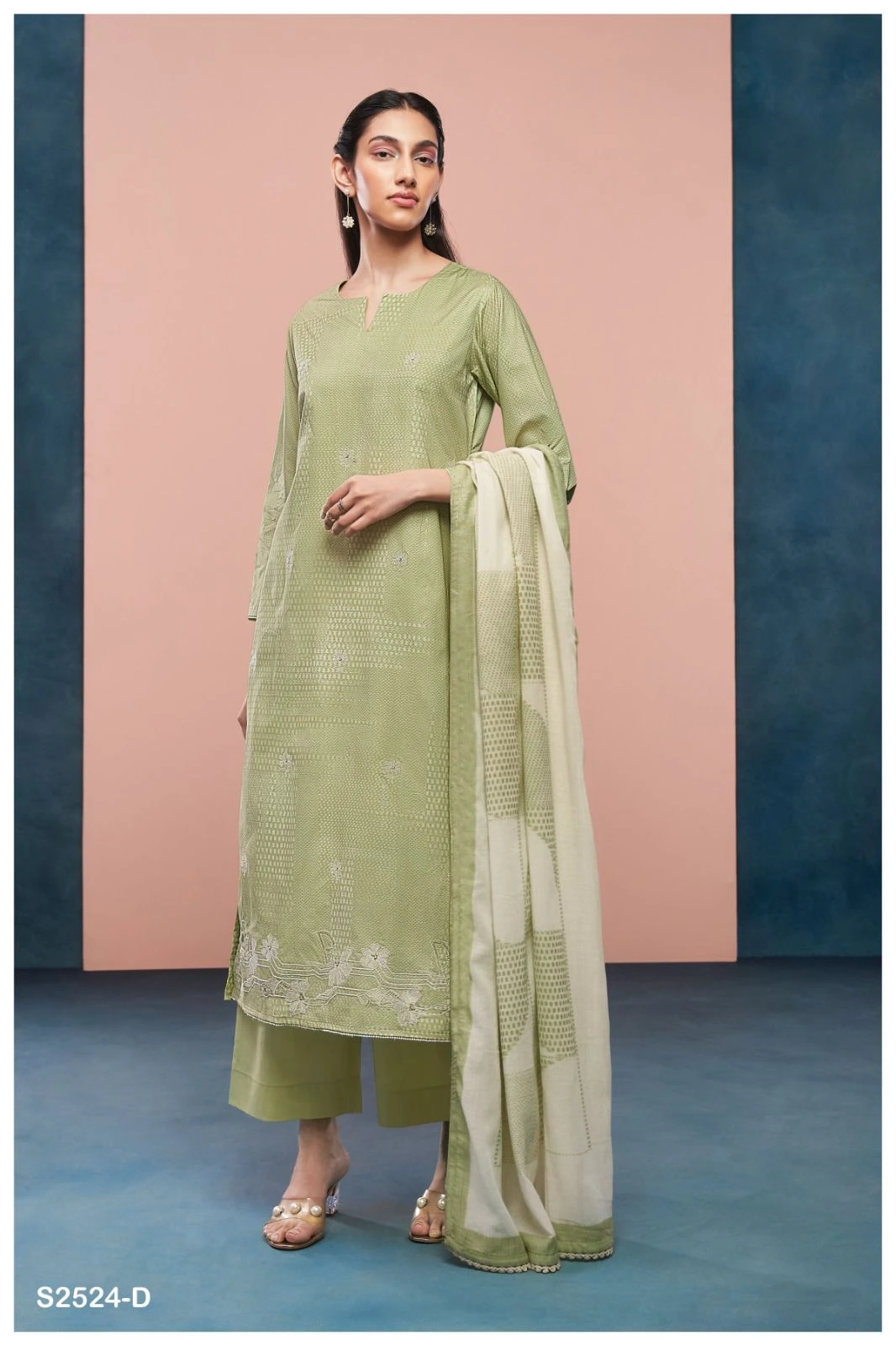 Ganga Dallyn 2524 Premium Cotton Printed Wholesale Fancy Salwar Suit Catalog — Wholesale Salwar Suits, Ganga wholesale from Surat - Gallery Image 2